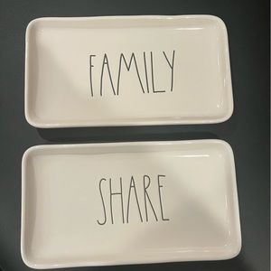 Rae dunn small serving platters